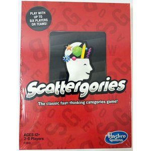 Scattergories Fast Paced Thinking Game with Dice Hasbro 2016 Family Game